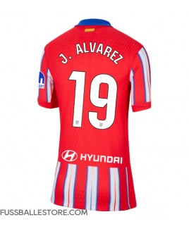 Günstige Atletico Madrid Julian Alvarez #19 Heimtrikot Damen 2024-25 Kurzarm